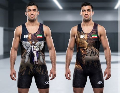دوبنده کشتی مدل هخامنشی پارچه اعلا WRESTLING